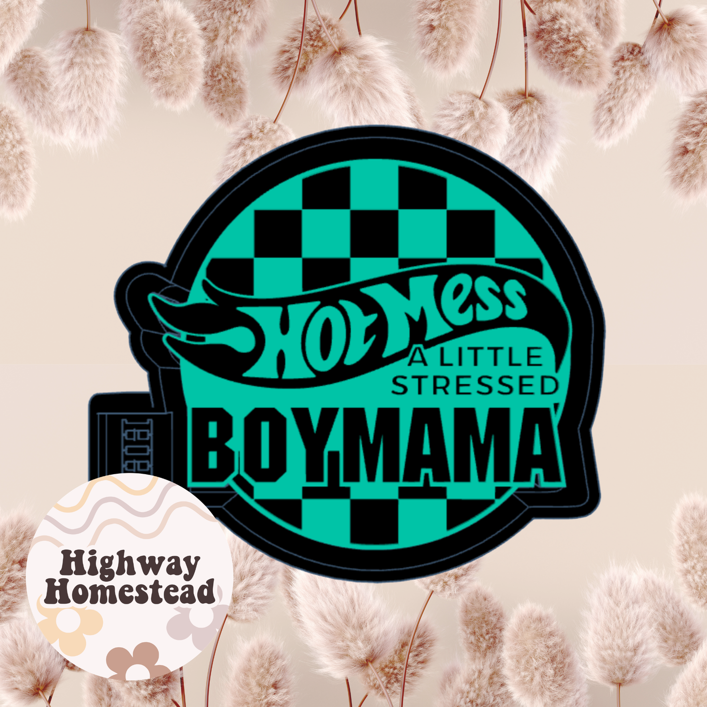 Hot Mess Boy Mama Freshie Mold