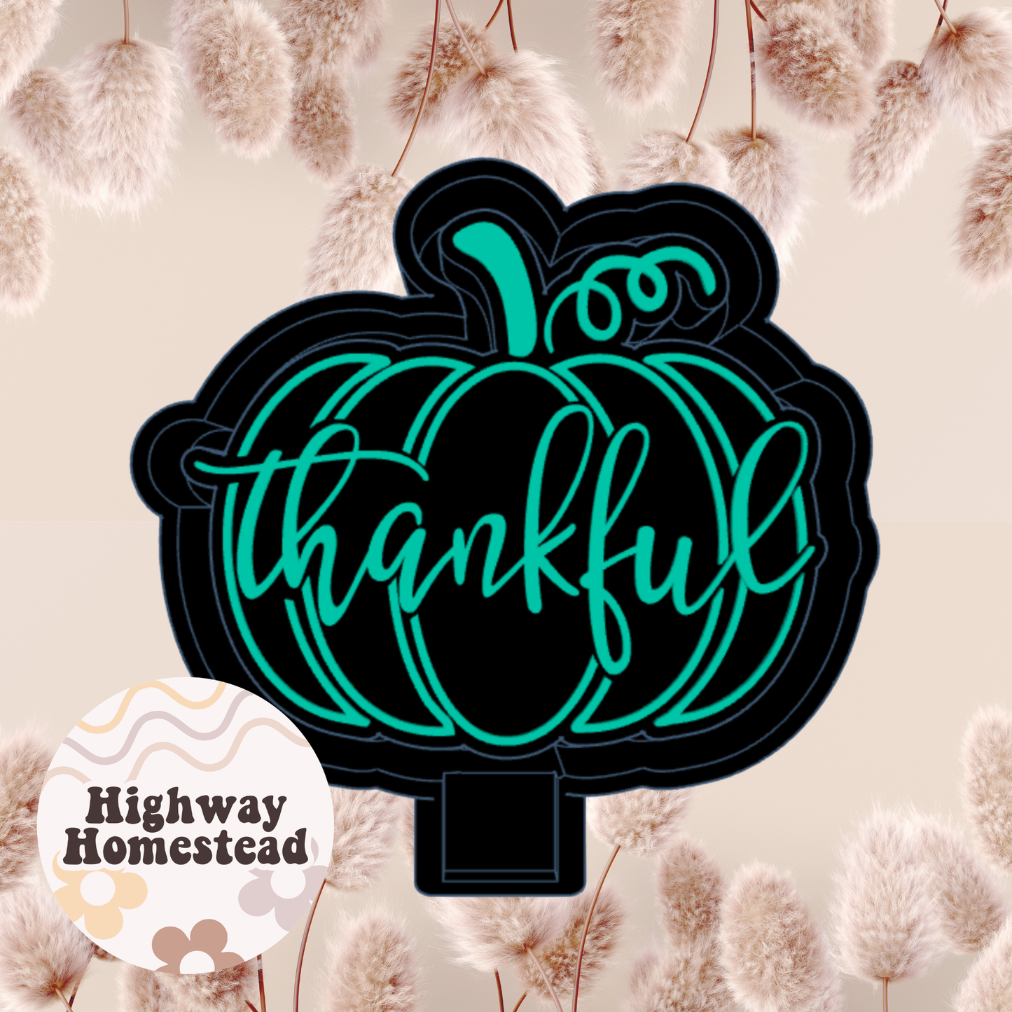 Thankful Pumpkin Freshie Mold