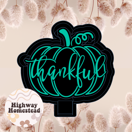 Thankful Pumpkin Freshie Mold