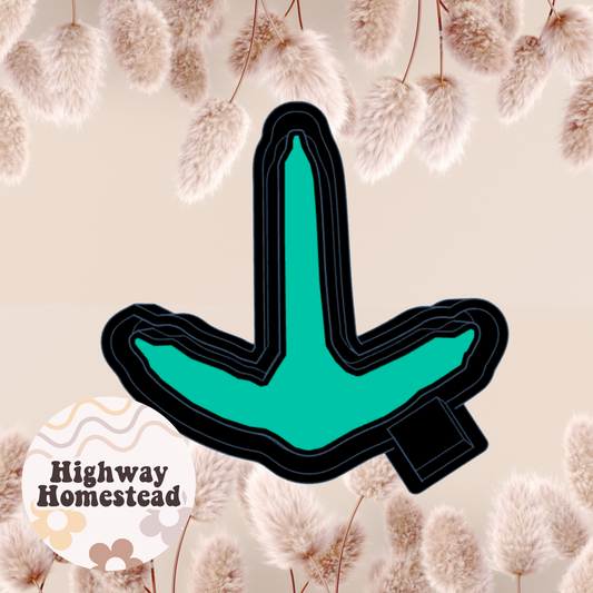 Turkey Foot Freshie Mold