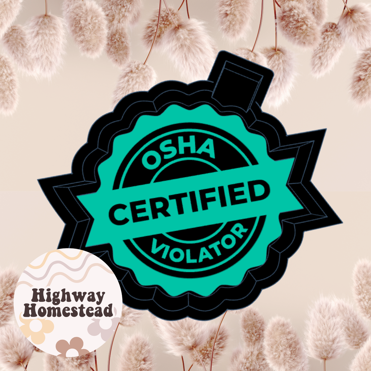 OSHA Certified Violator Freshie Mold