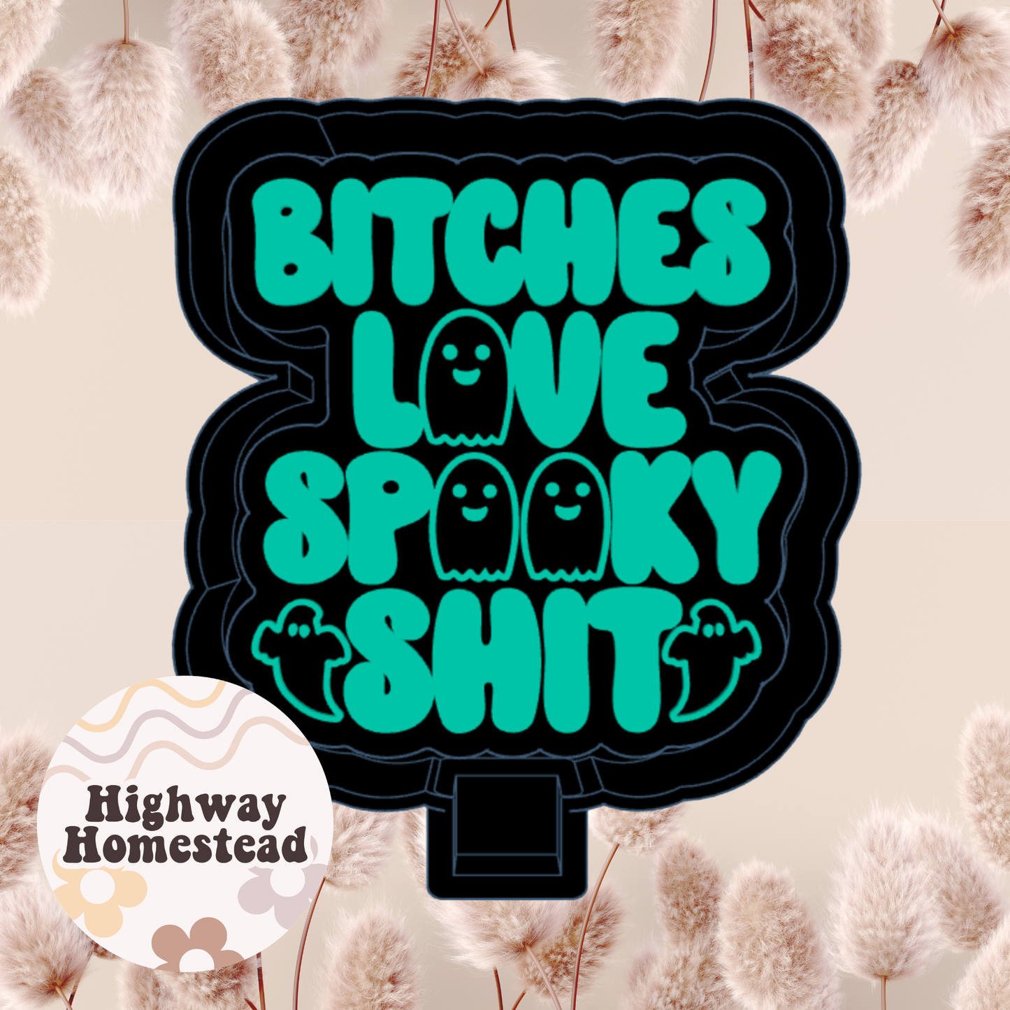 Bitches Love Spooky Shit Freshie Mold