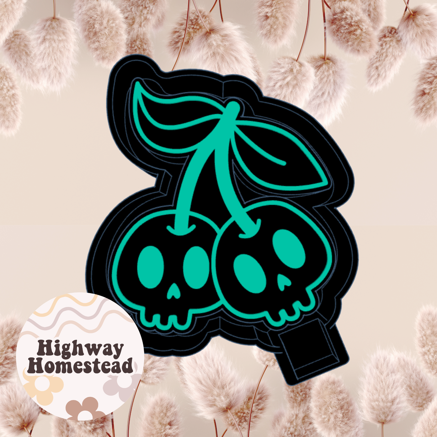 Skeleton Cherries Freshie Mold