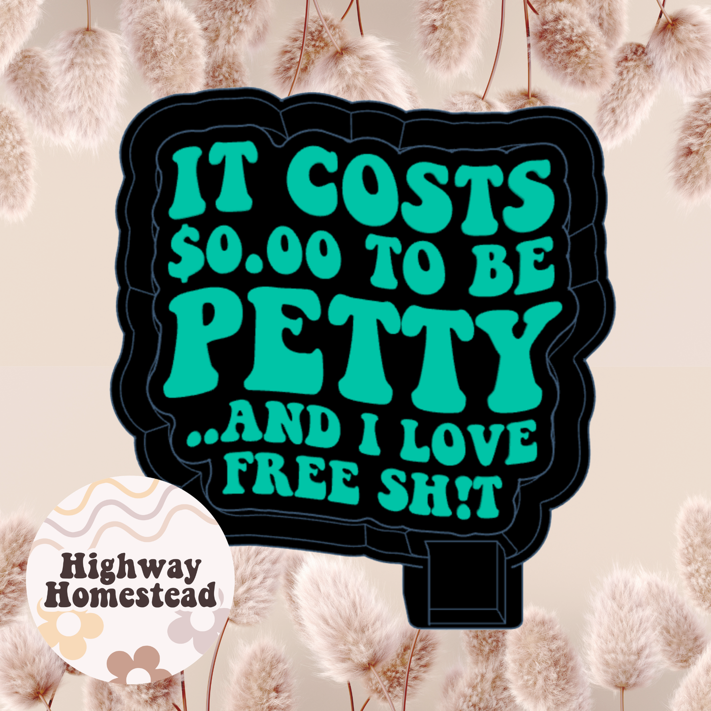 It Costs $0.00 to be Petty Freshie Mold