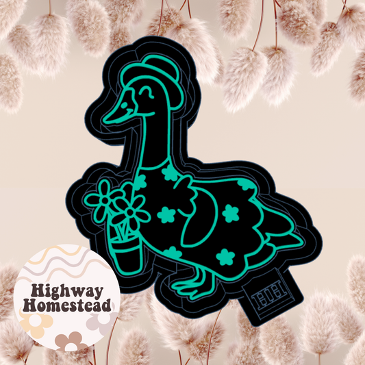 Daisy Goose Freshie Mold