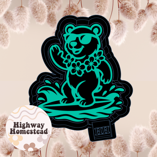 Bear Surfing Mold