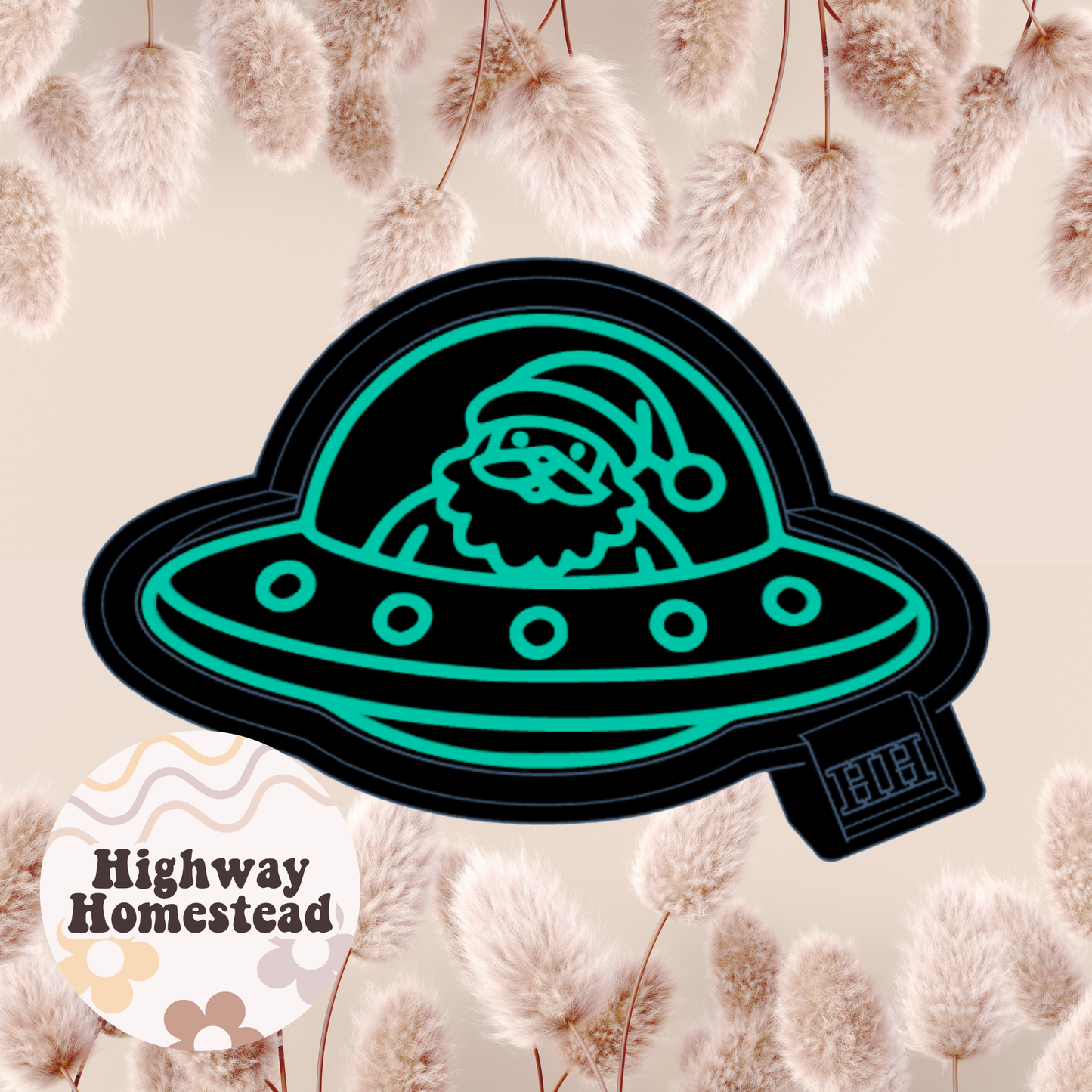 Alien Santa Freshie Mold