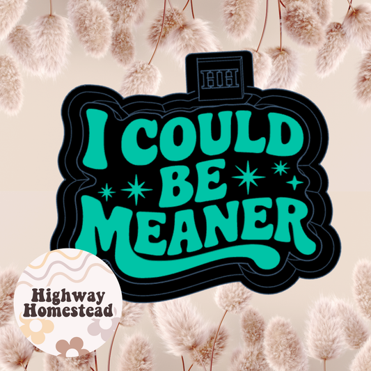 I Could Be Meaner Freshie Mold