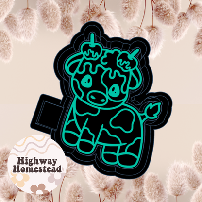 Caramel Apple Cow Freshie Mold