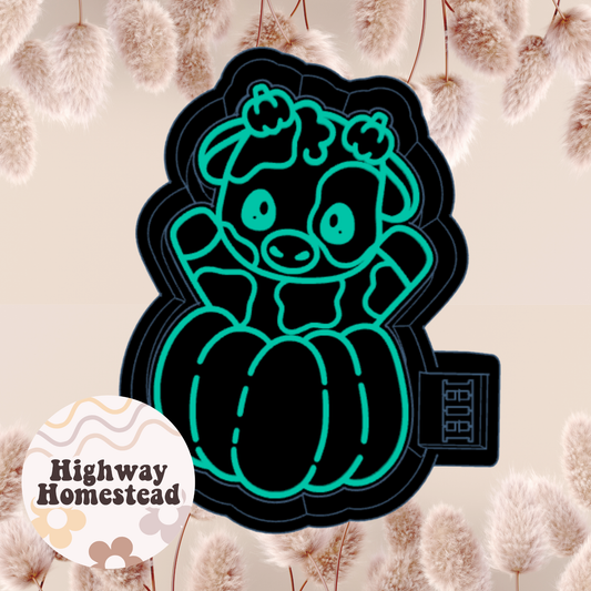 Pumpkin Cow 2 Freshie Mold