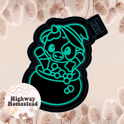 Witches Brew Cow Freshie Mold