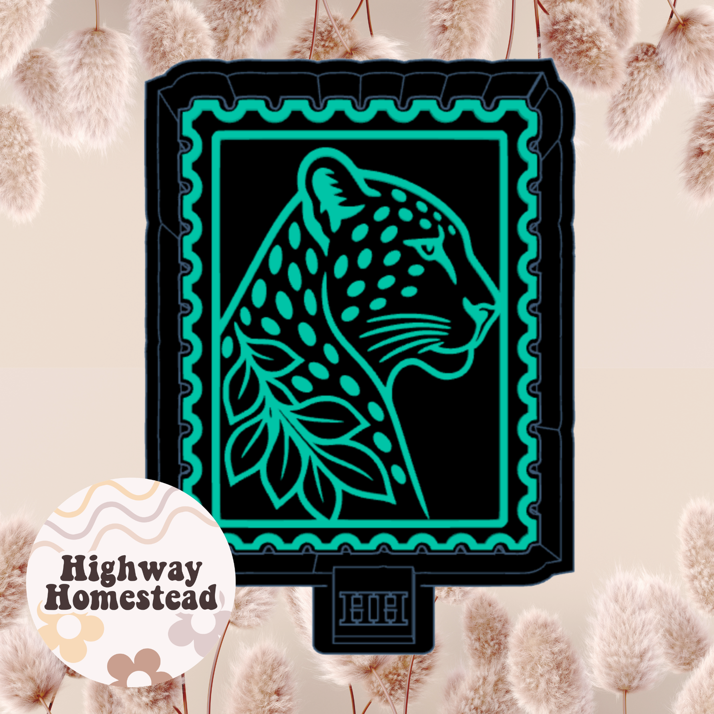 Leopard Stamp Freshie Mold