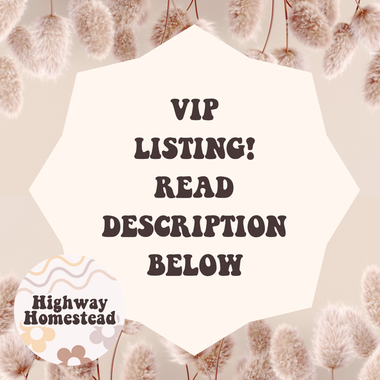 VIP Listing Freshie Mold ** READ DESCRIPTION**