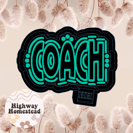 Coach Freshie Mold