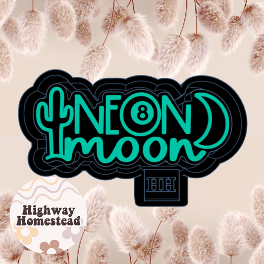 Neon Moon Freshie Mold