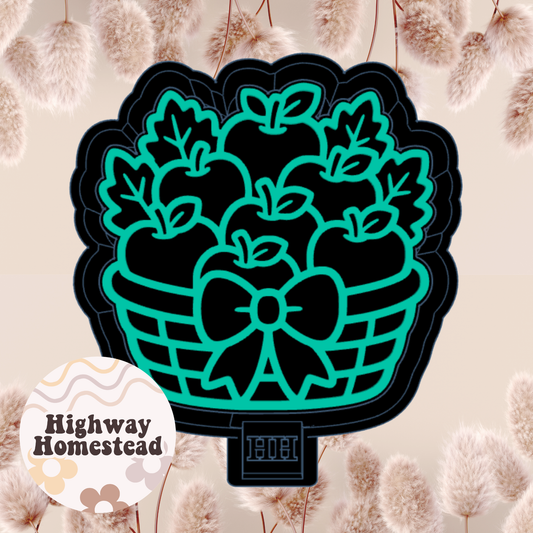 Apples in a Basket Freshie Mold