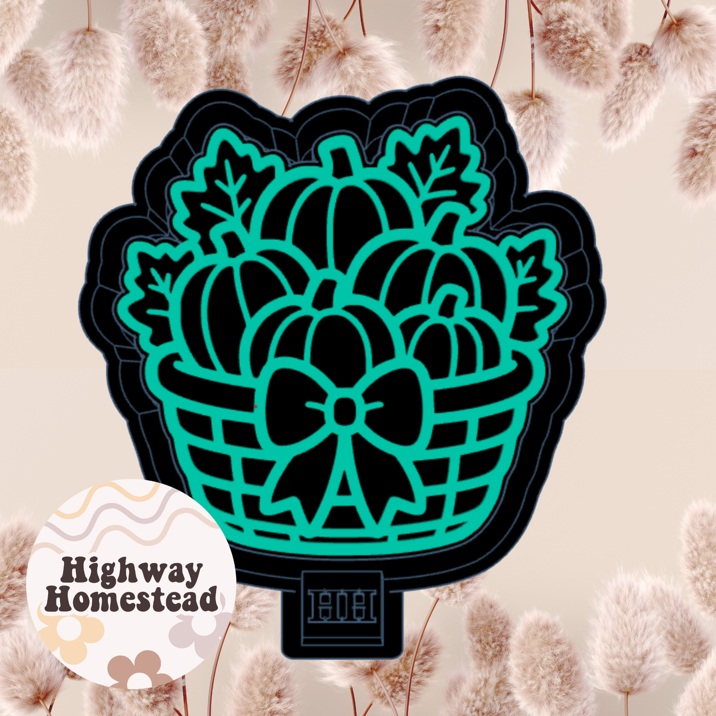 Pumpkins in a Basket Freshie Mold