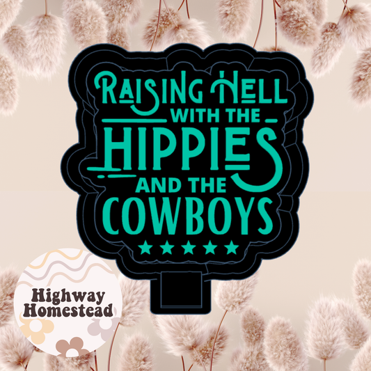 Raising Hell with the Hippies Freshie Mold
