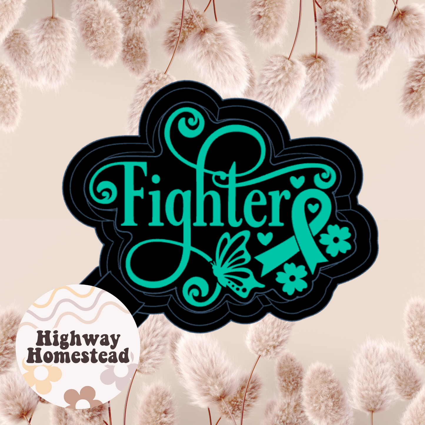 Fighter Ribbon Freshie Mold