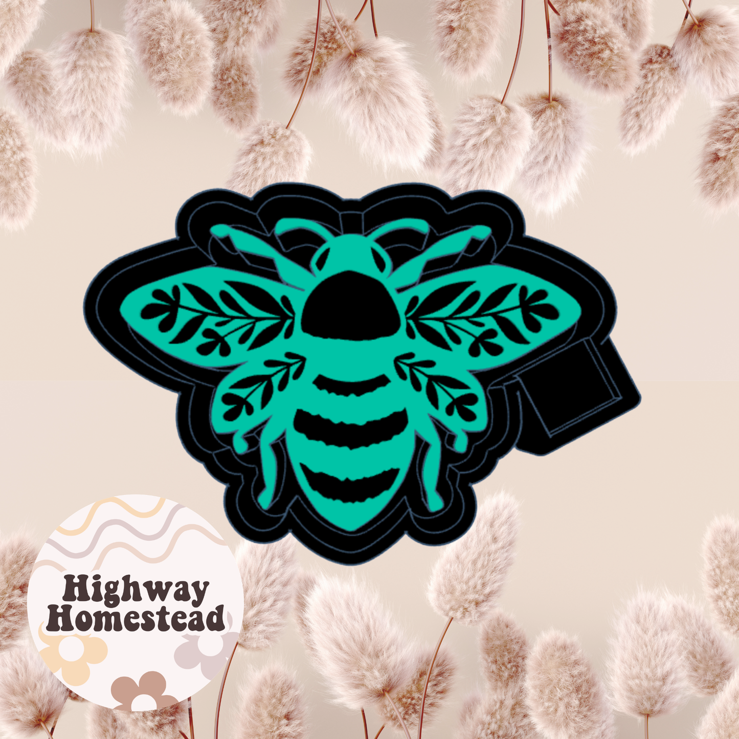 Floral Bee Freshie Mold
