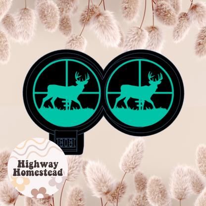 Deer Hunting Vent Clips Freshie Mold