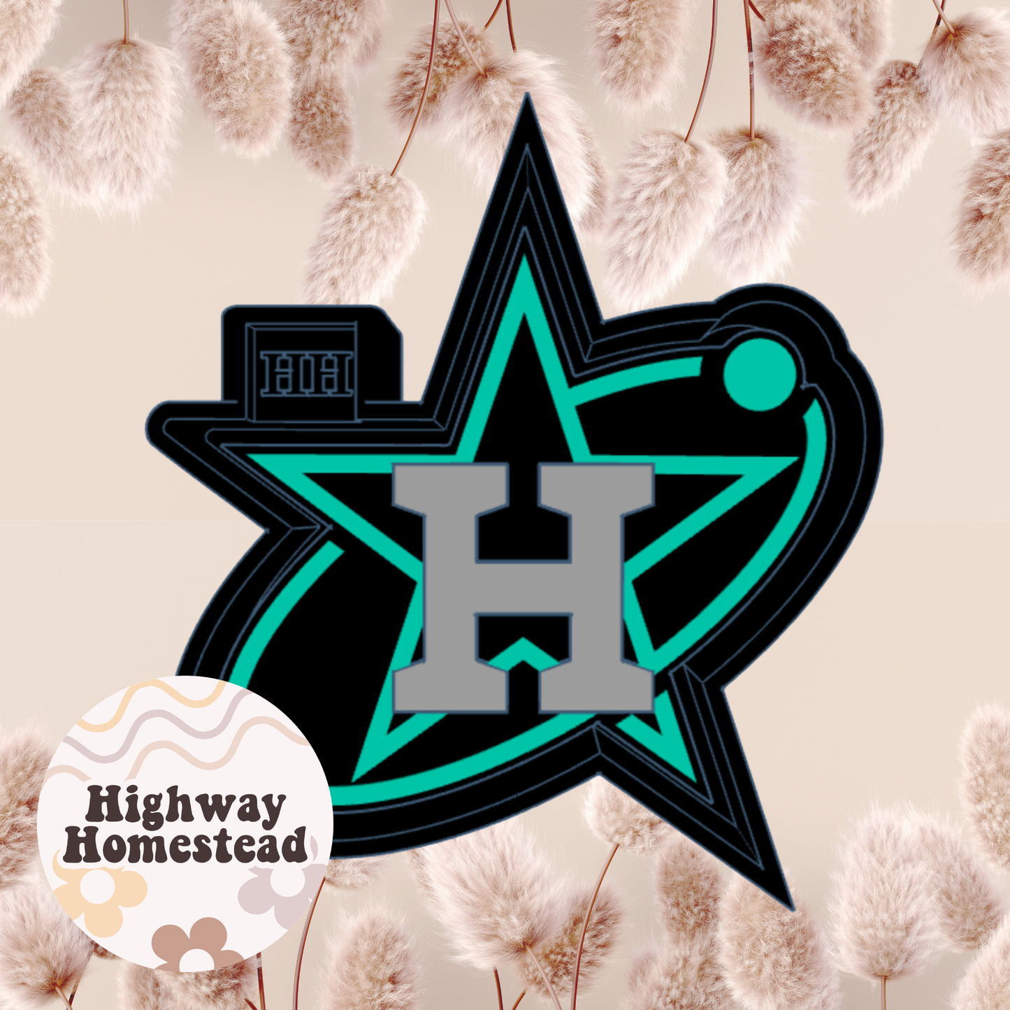 Houston Astro Star Freshie Mold