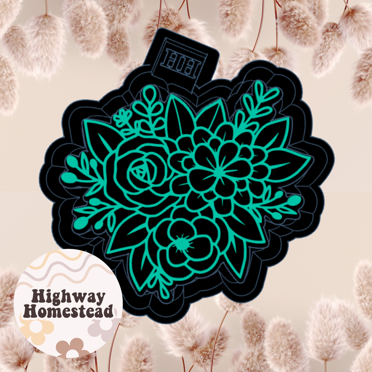 Flowers Freshie Mold