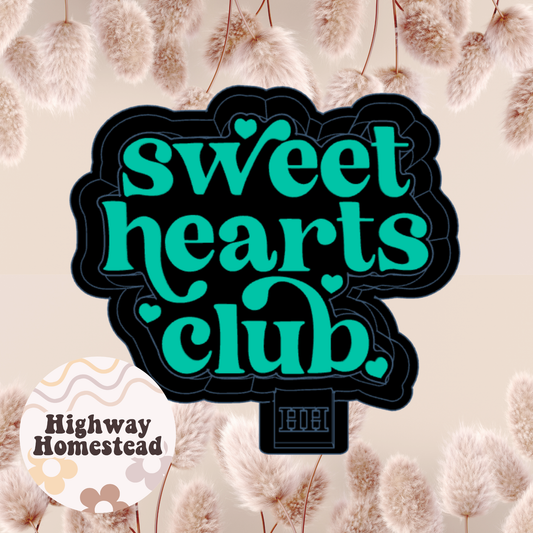 Sweet Hearts Club Freshie Mold