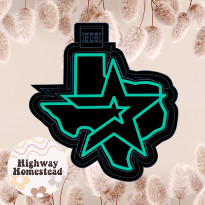 Texas Star Freshie Mold