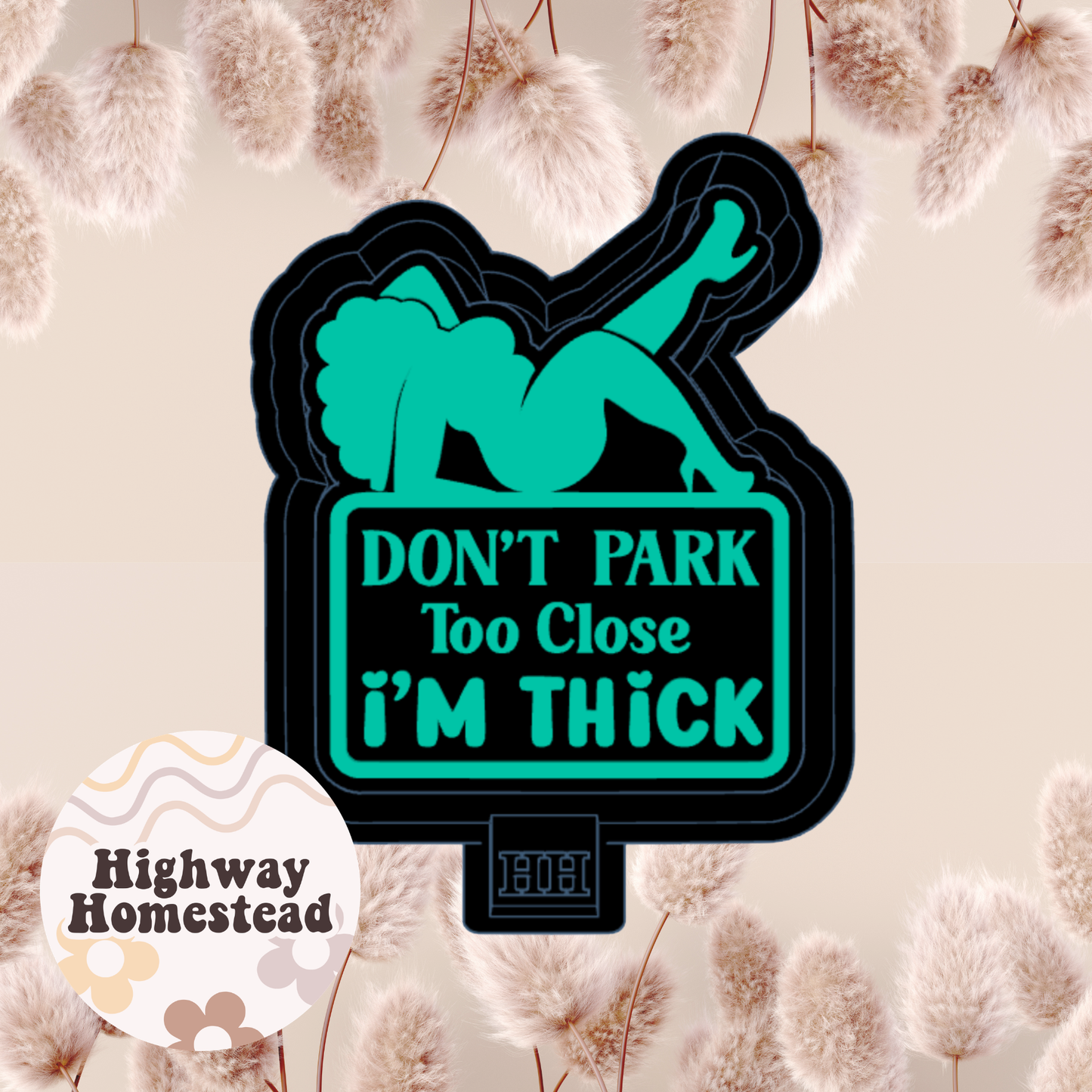 Don't Park Too Close I'm Thick Freshie Mold