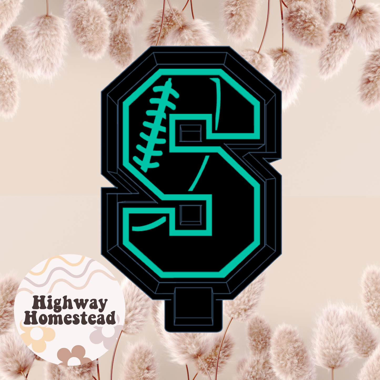 Football Letters Freshie Mold