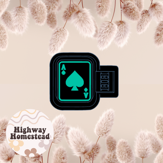 Playing Card Charm Freshie Mold