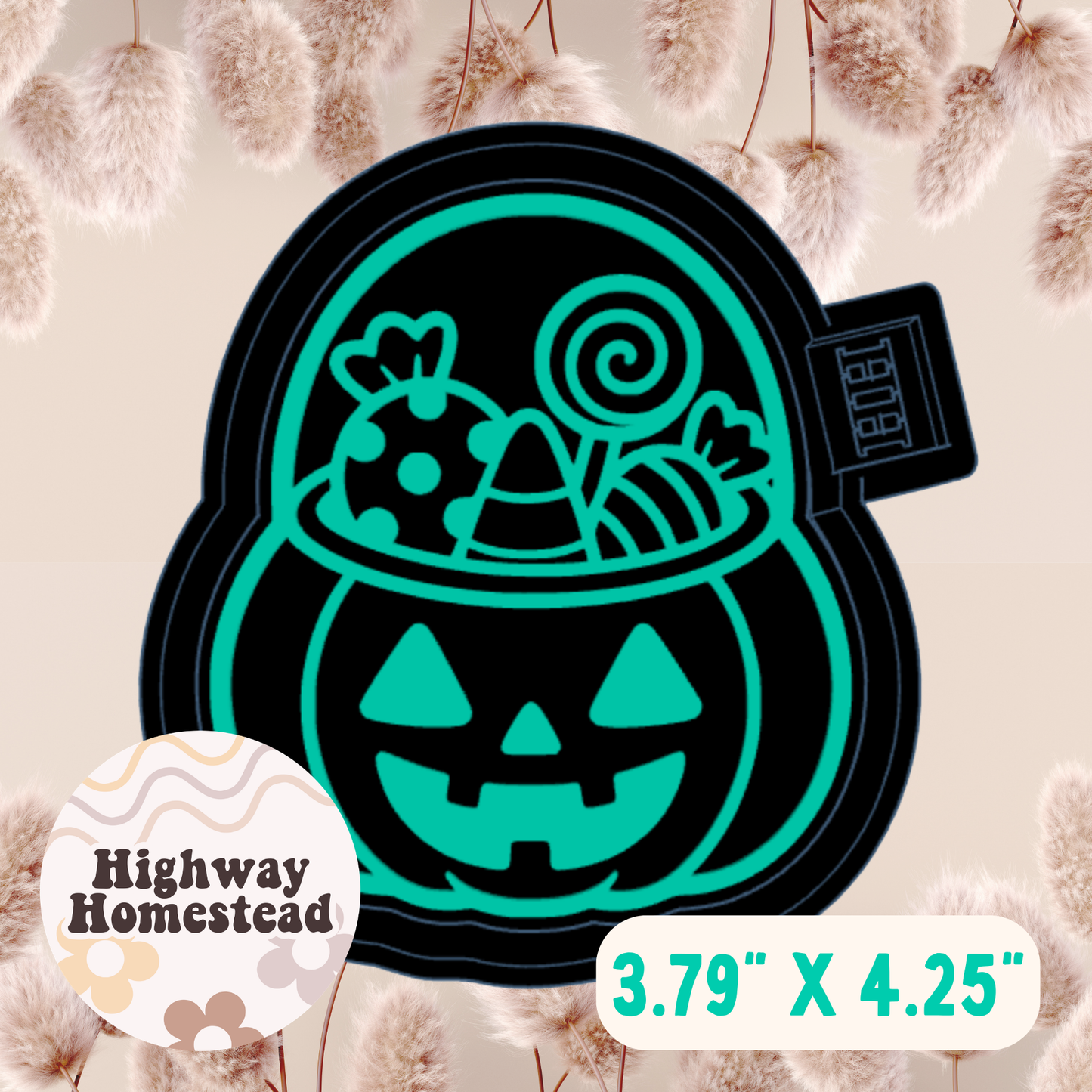 Pumpkin Candy Basket Freshie Mold