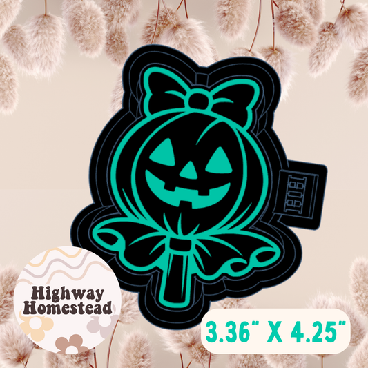 Pumpkin Lollipop Freshie Mold
