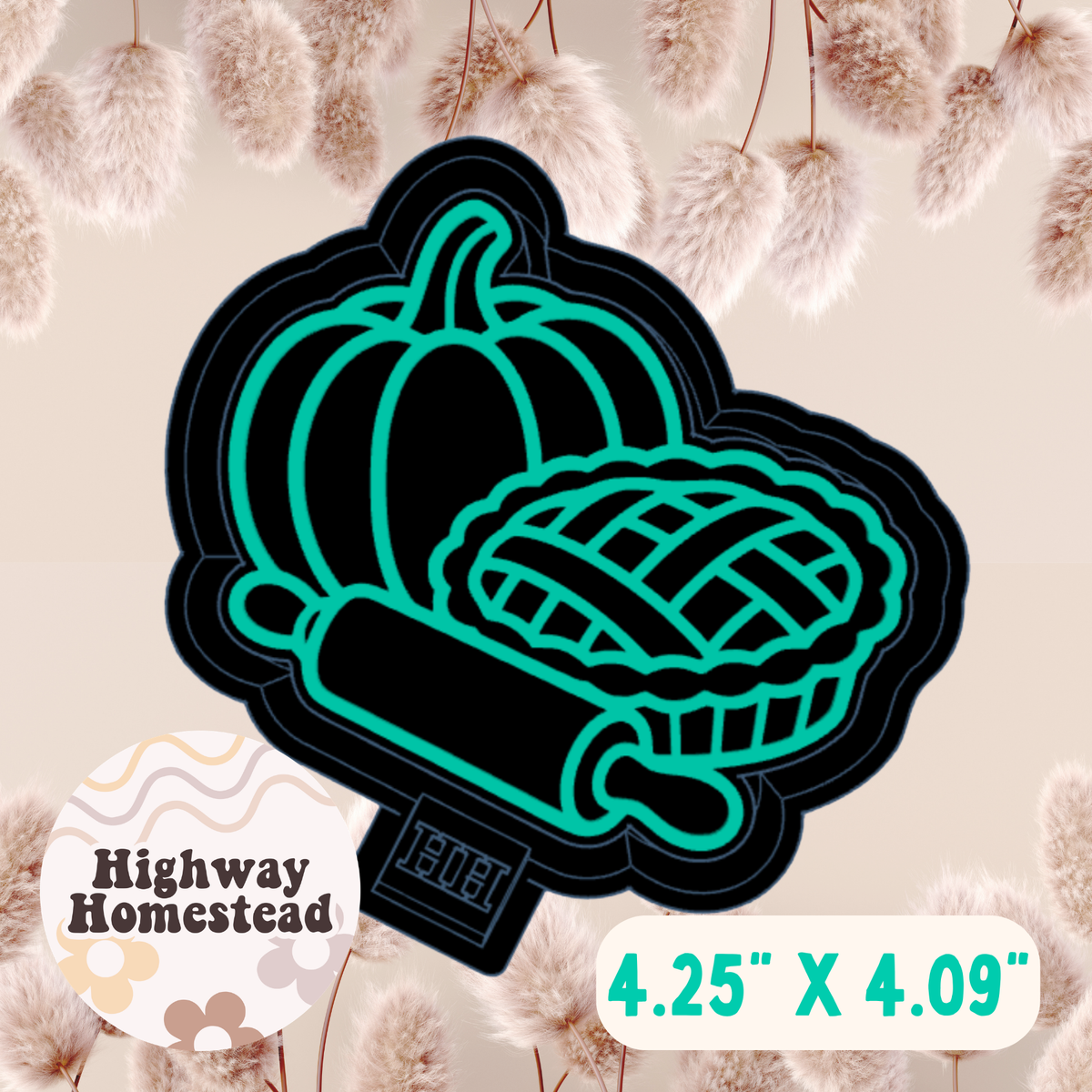 Pumpkin Pie Rolling Pin Freshie Mold