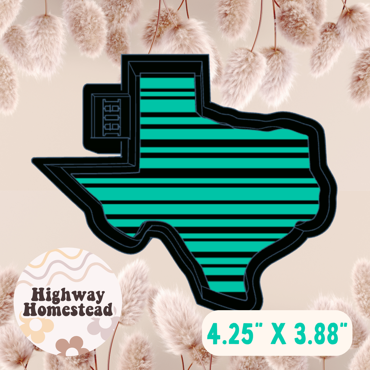 Serape Texas Freshie Mold