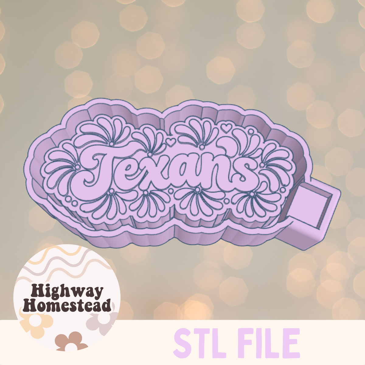 Texans Talavera Freshie Mold STL File