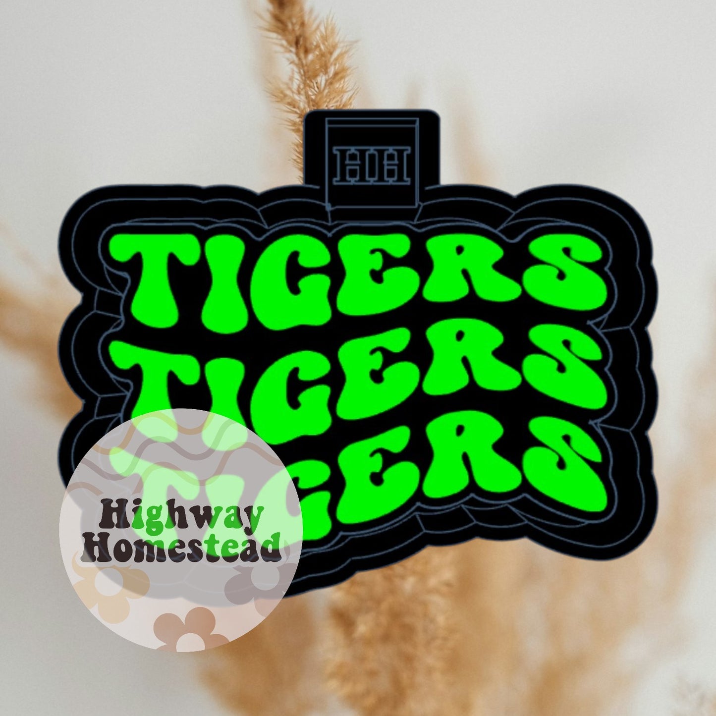 Tigers Wavy Freshie Mold