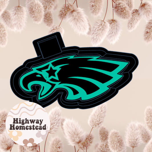Eagle with Star Eyes Freshie Mold