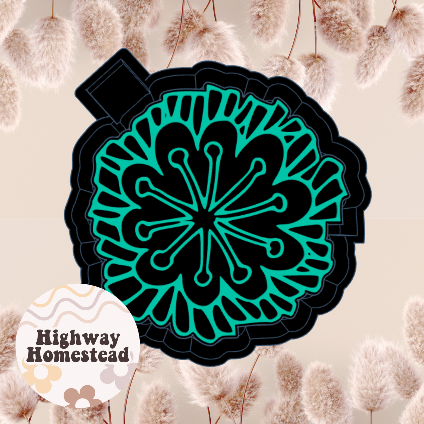 Flower 2 Freshie Mold