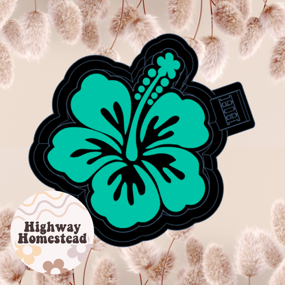 Hibiscus Flower Freshie Mold