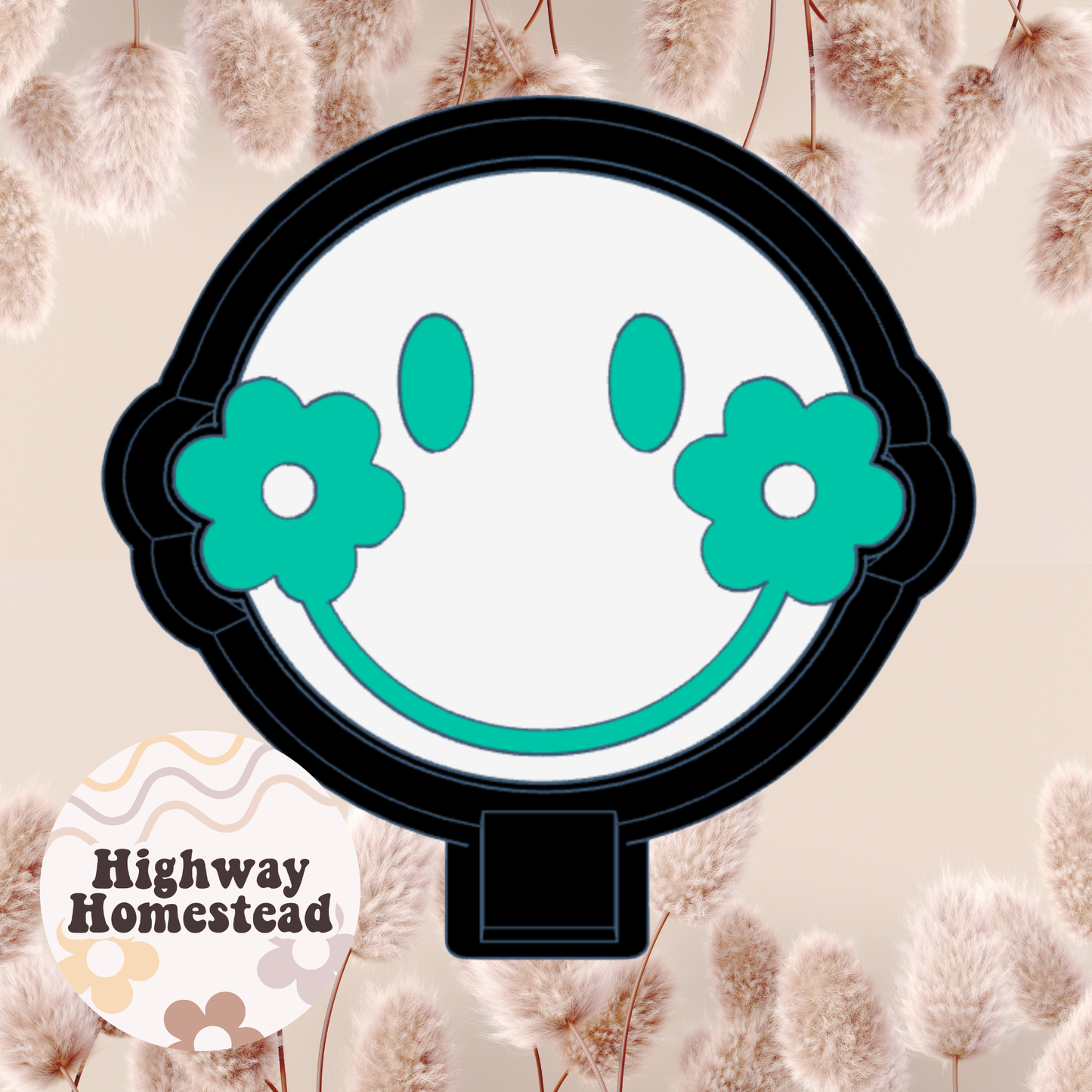 Daisy Cheeks Smiley Face Freshie Mold